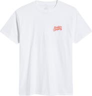 Brixton Stay While Cotton Graphic T-Shirt