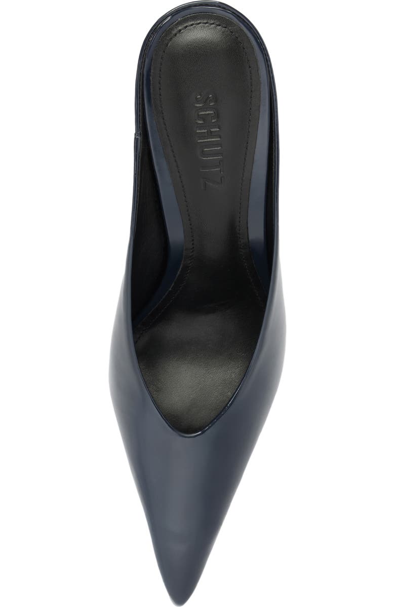Schutz Loren Pointed Toe Pump, Alternate, color, Oxford Blue