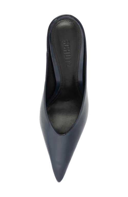 Schutz Loren Pointed Toe Pump In Blue