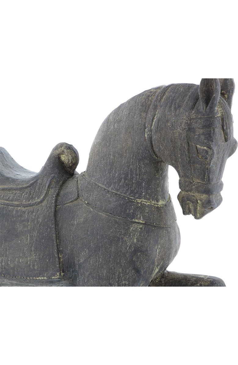 SONOMA SAGE HOME Traditional Resin Prancing Horse Sculpture, Alternate, color,