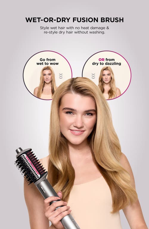Shark Flexfusion Air & Ceramic Styling System For Curly & Coily Hair In Metallic Mist
