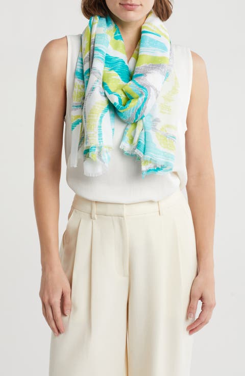 Abstract Print Scarf