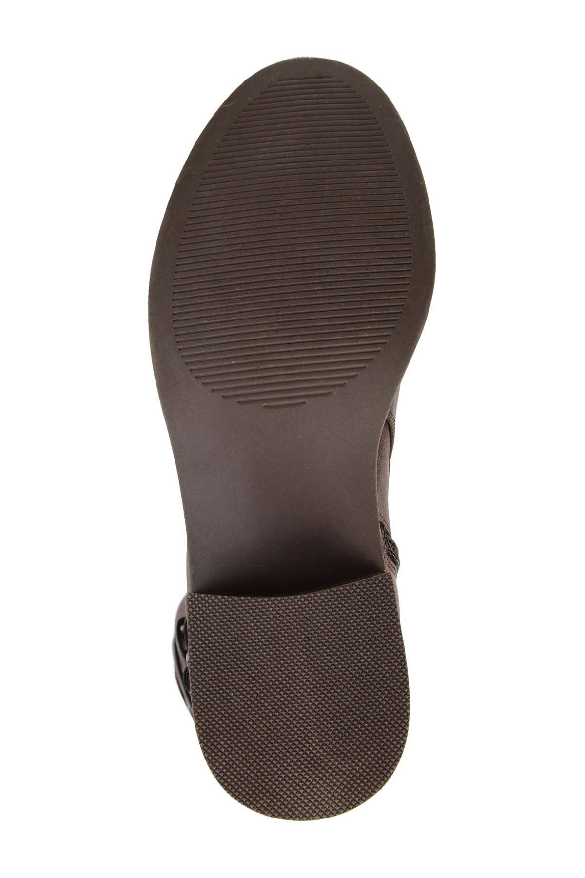 Journee Collection Carly Lace Back Tall Boot, Alternate, color, Brown