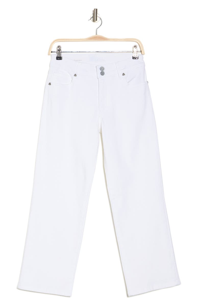 KUT from the Kloth Lucy High Waist Wide Leg Jeans, Alternate, color, Optic White