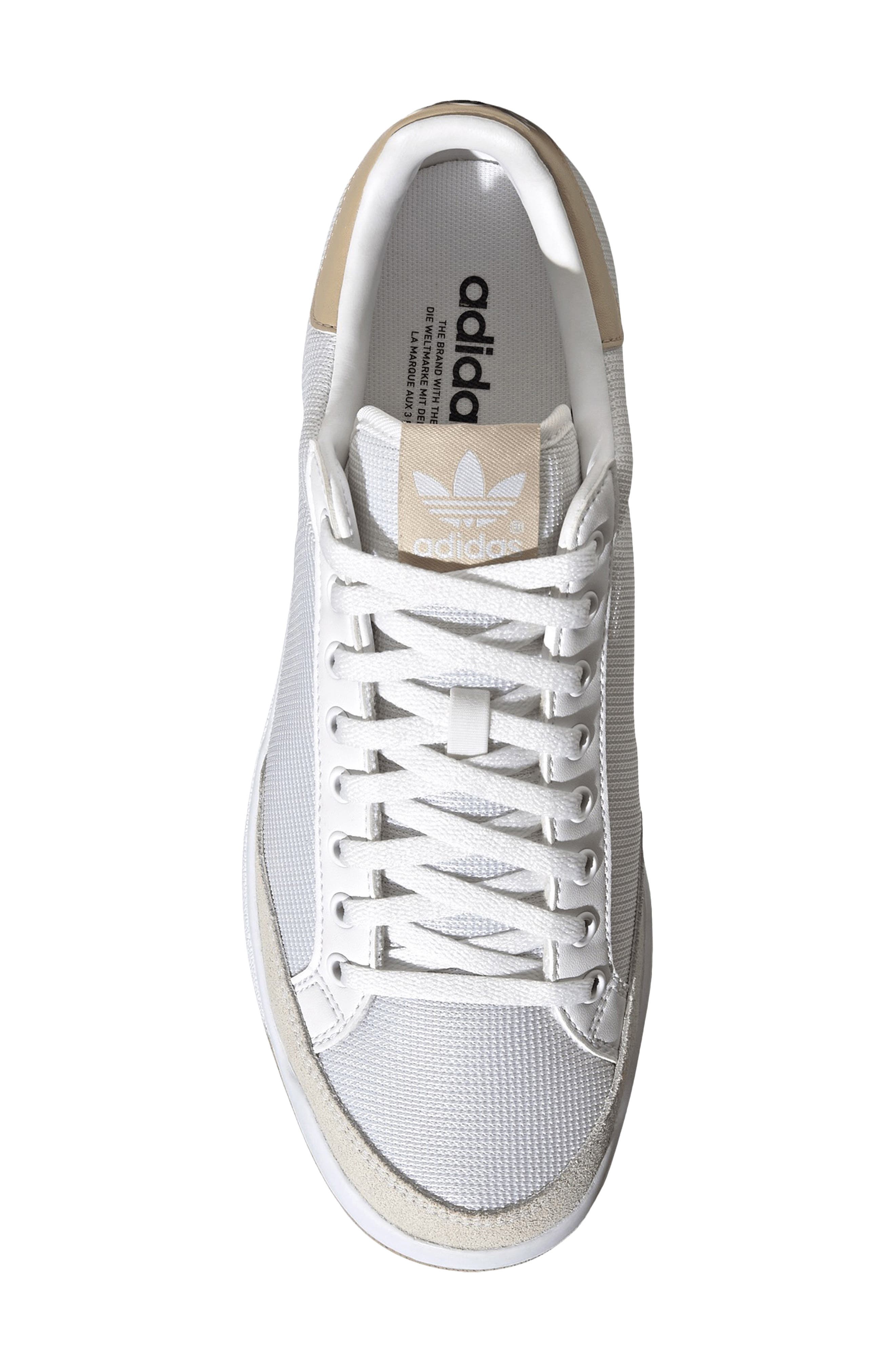 Rod Laver Vintage Sneaker, Alternate, color, WHITE/ WHITE/ KHAKI
