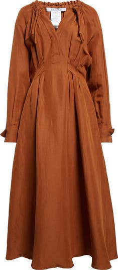 DT★Max Mara★drina シルクリネンツイルドレス Max Mara Drina リネン&シルクツイルドレス ナチュラル | Lyst