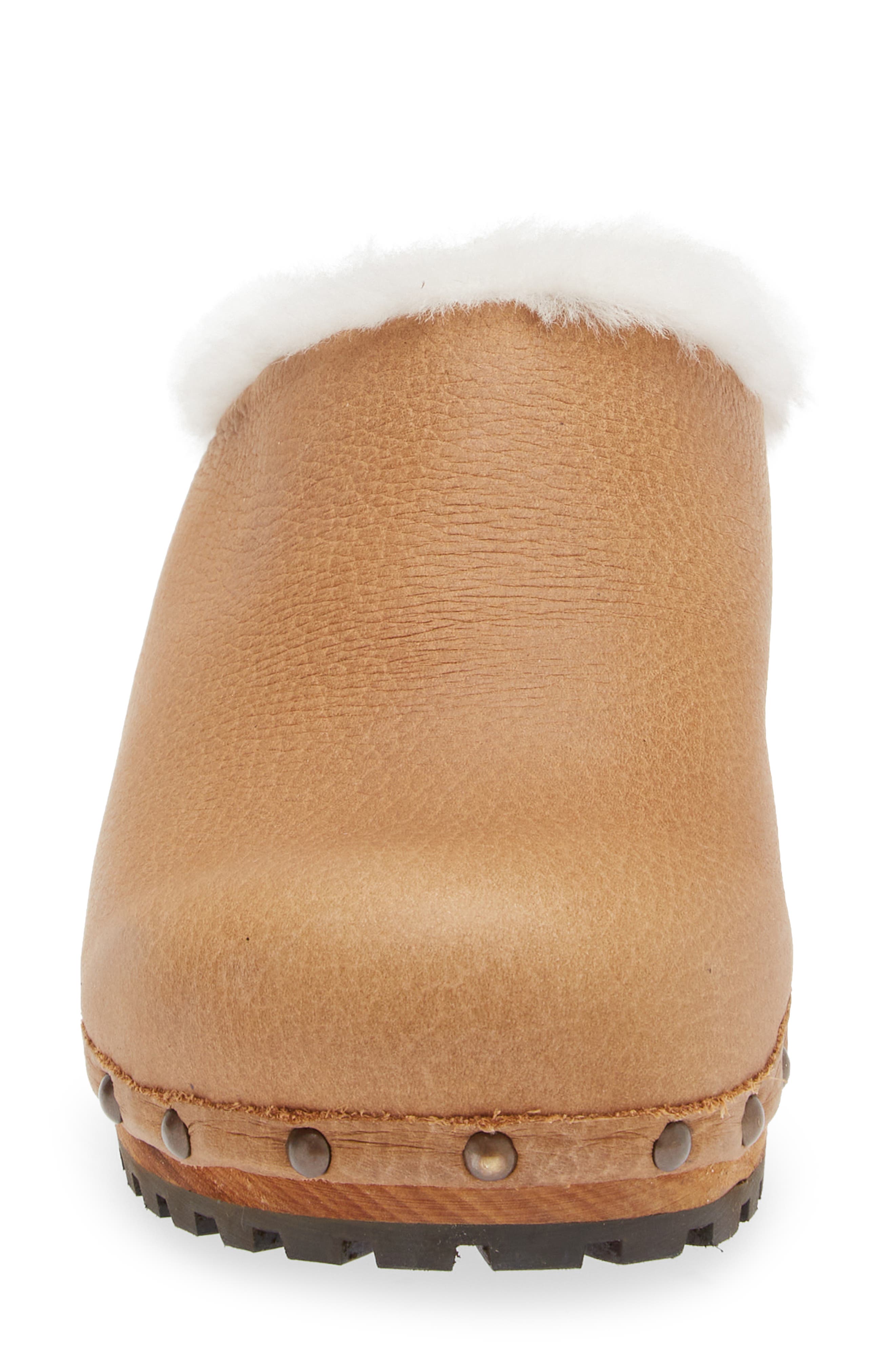 Sanita Hese Genuine Shealing Lined Clog, Alternate, color, 003 Chestnut