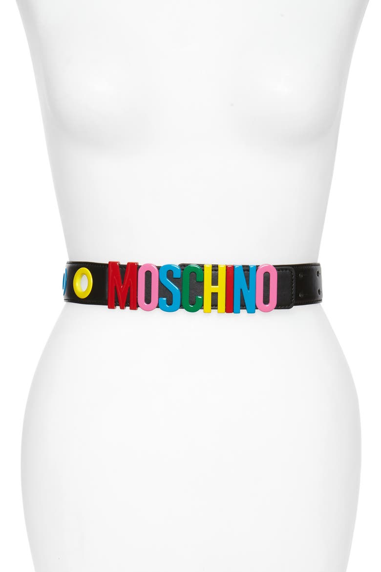Logo Plaque & Grommet Belt, Main, color, MULTI