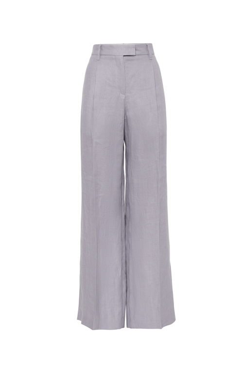 Brunello Cucinelli Loose Pleated Trousers In Lilac