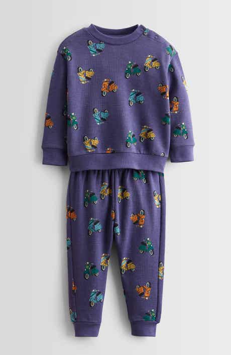 Tucker + Tate Print Fleece Sweatshirt & Joggers Set