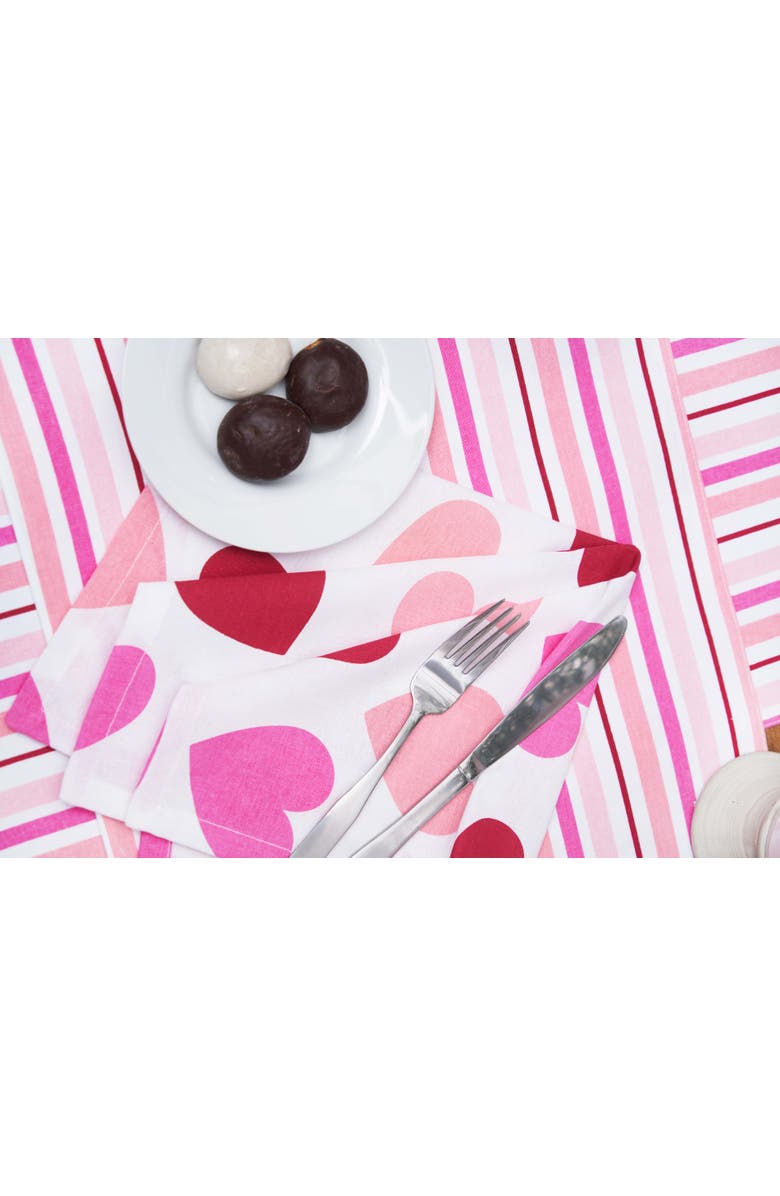 C&F Home Love You More Napkin Set of 6, Alternate, color, Purple