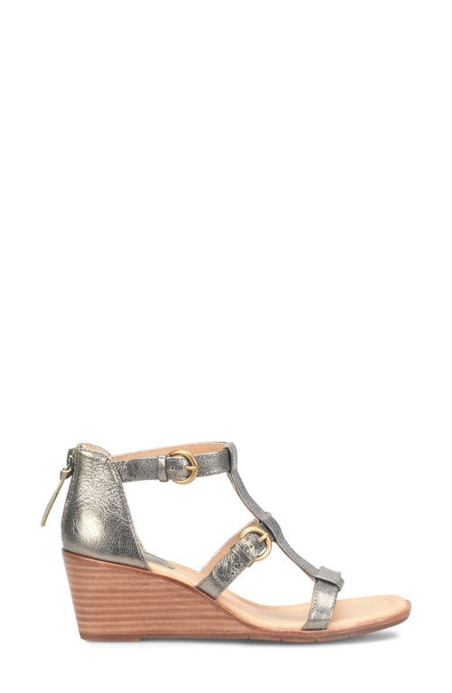 Söfft Gaige Wedge Sandal In Bronze