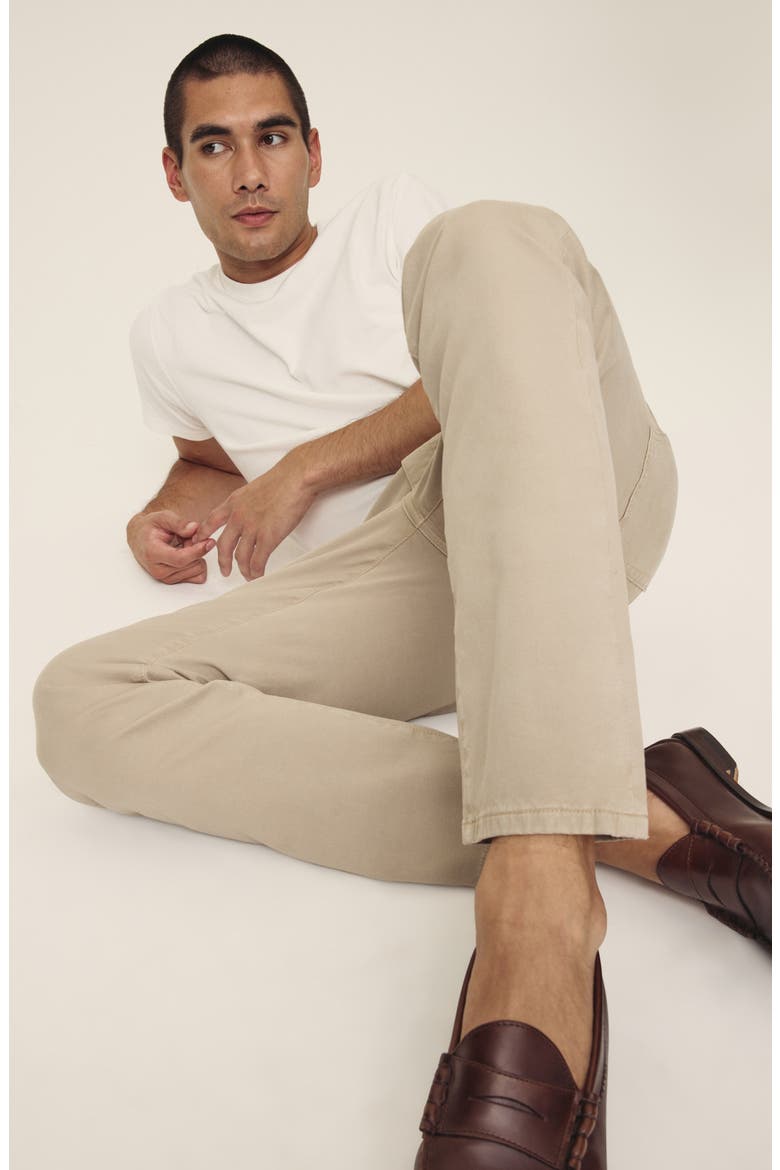 ORD Straight Leg Twill Pants, Alternate, color, PALE KHAKI