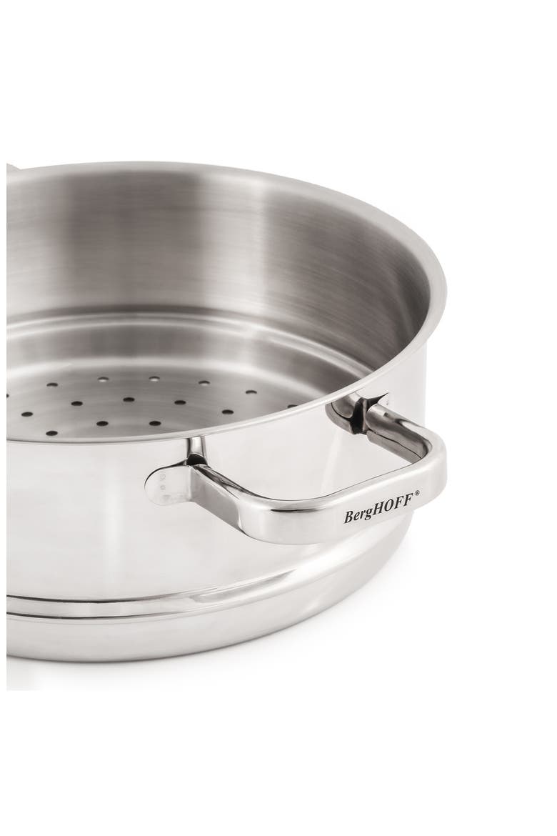Stainless Steel 18/10 9.5" Steamer, Alternate, color, SILVER