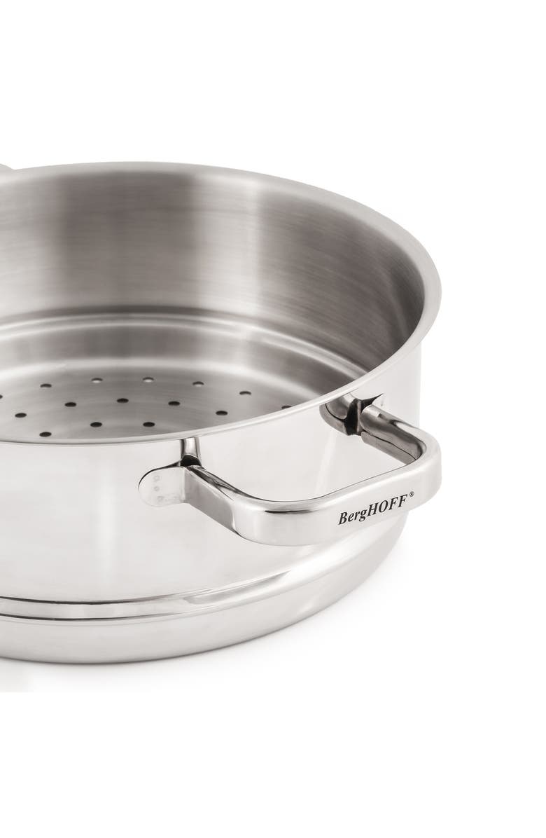 BergHOFF Stainless Steel 18/10 9.5" Steamer, Alternate, color, Silver