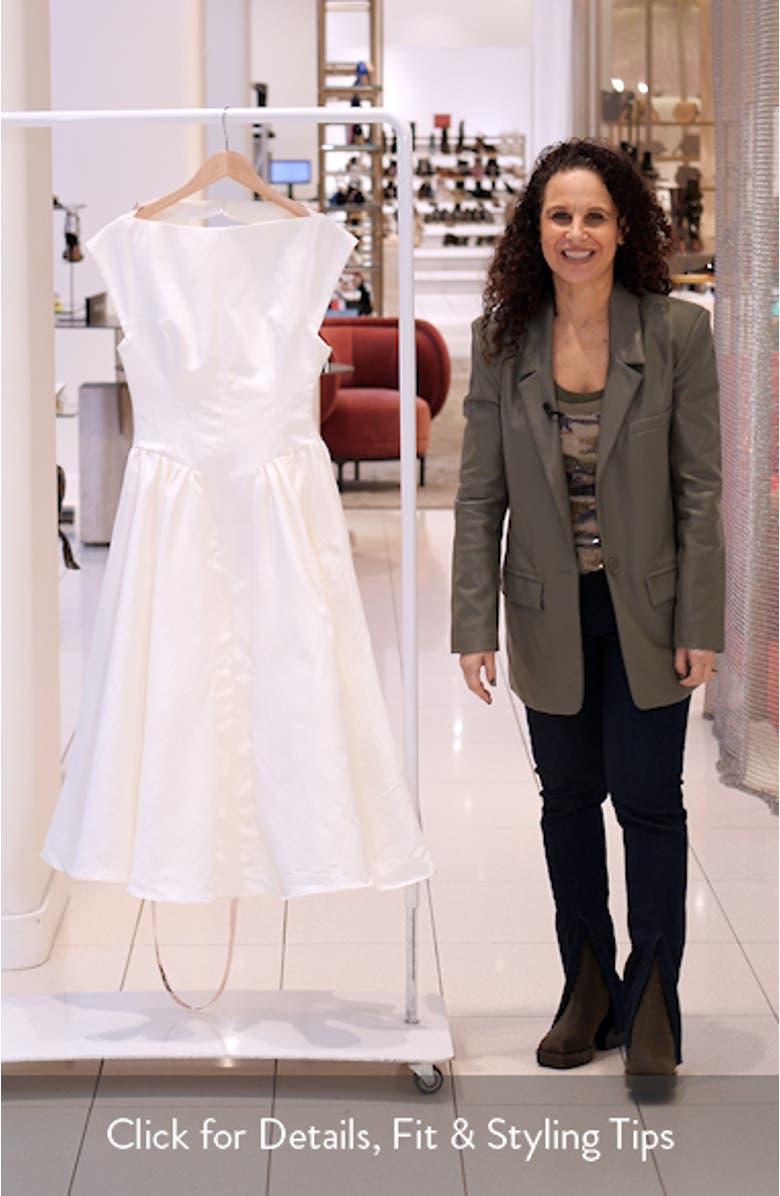 Debutante Backless Midi Dress, sales video thumbnail