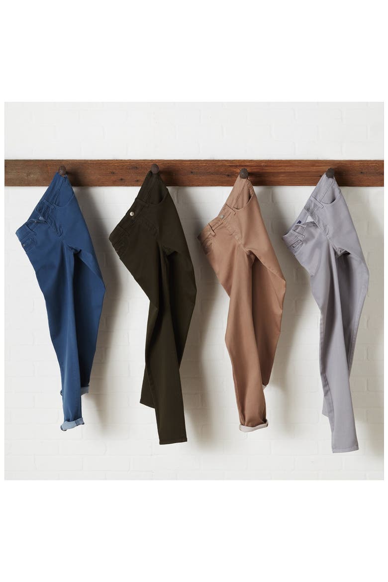 Alina Colored Stretch Skinny Jeans, Alternate, color, CAPER