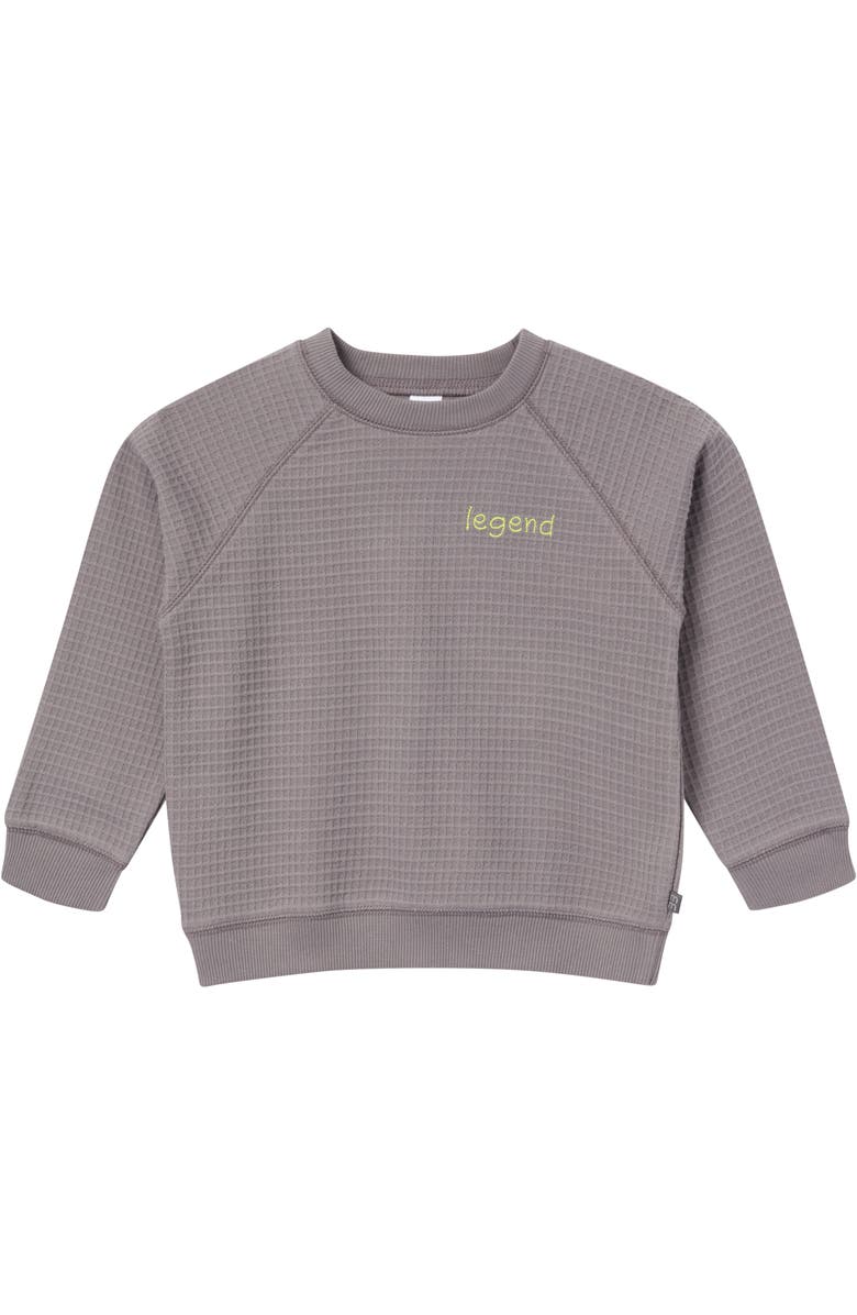 Modern Moments<sup>™</sup> by Gerber Long Sleeve Top and Shorts Set, Alternate, color, Medium Grey