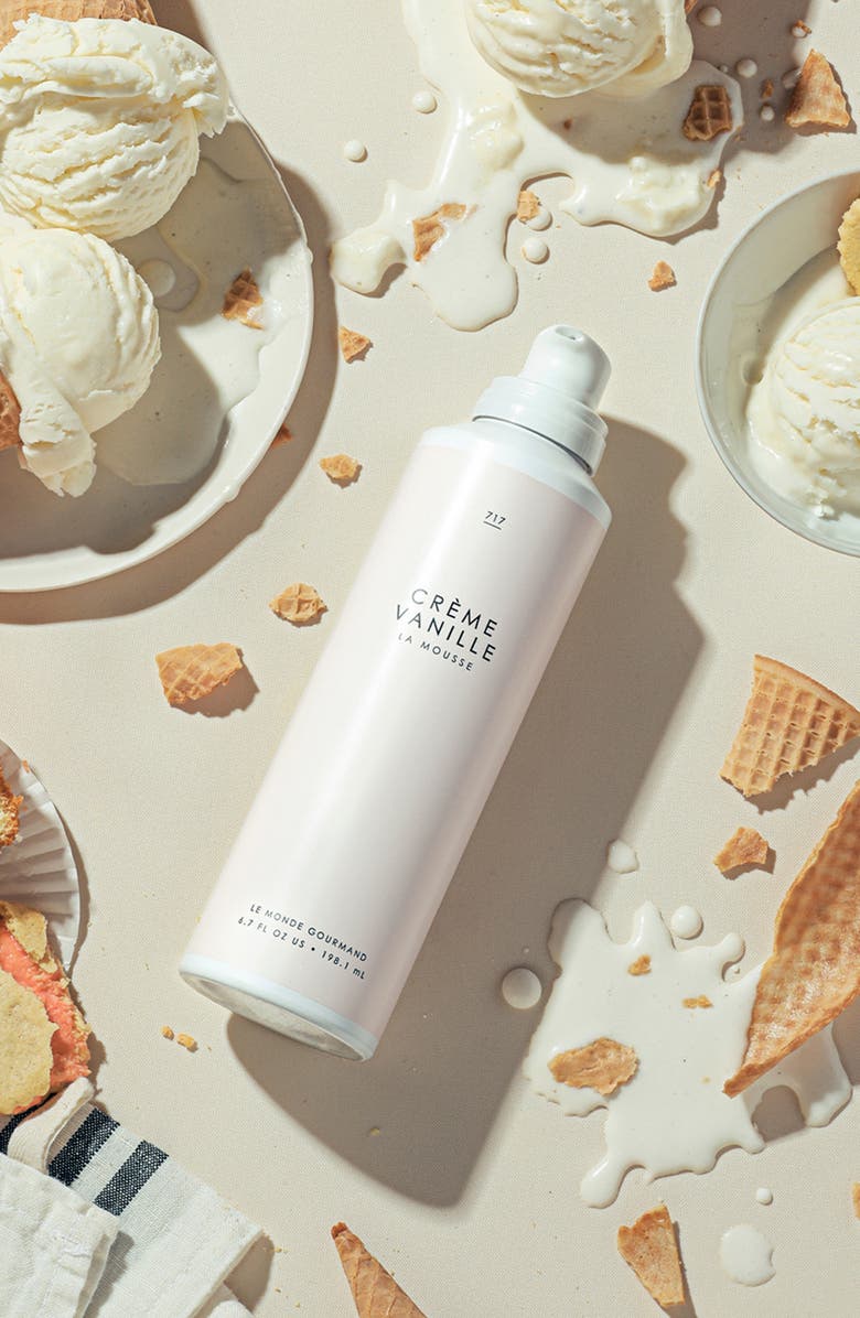 LE MONDE GOURMAND Crème Vanille Body Lotion Mousse, Alternate, color, 