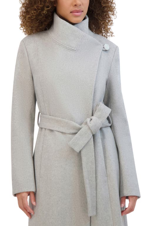 Kenneth Cole New York Fencer Collar Trench Coat In Gray