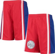 Mitchell & Ness Youth Mitchell & Ness Red Philadelphia 76ers 1996 Hardwood Classics 75th Anniversary Swingman Shorts