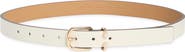 Kate Spade New York faux pearl split barbell belt