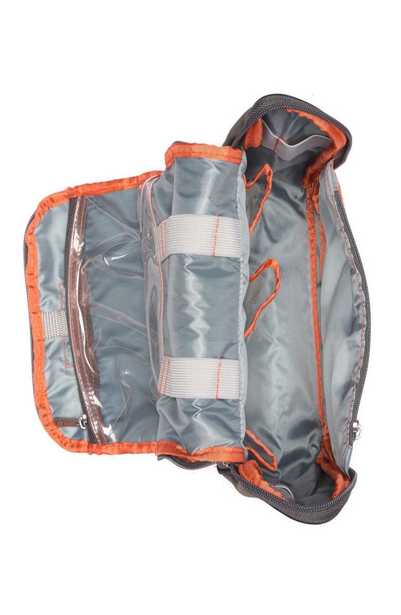 LEWIS N CLARK Brushed Twill Hanging Toiletry Kit, Alternate, color, 