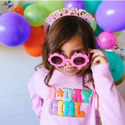 Sweet Wink Pastel Rainbow Birthday Girl Headband In Multicolor