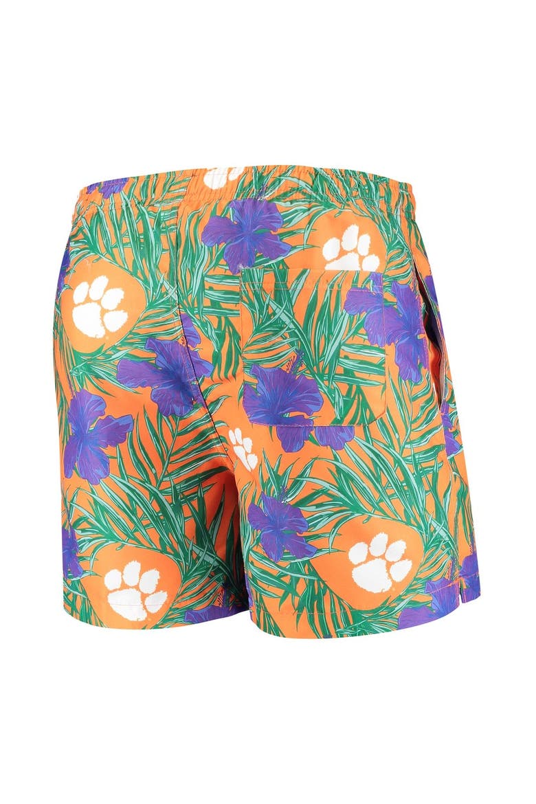 Men's Orange Clemson Tigers Swimming Trunks, Alternate, color, Orange