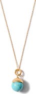 Chan Luu Semiprecious Stone Bell Pendant Necklace