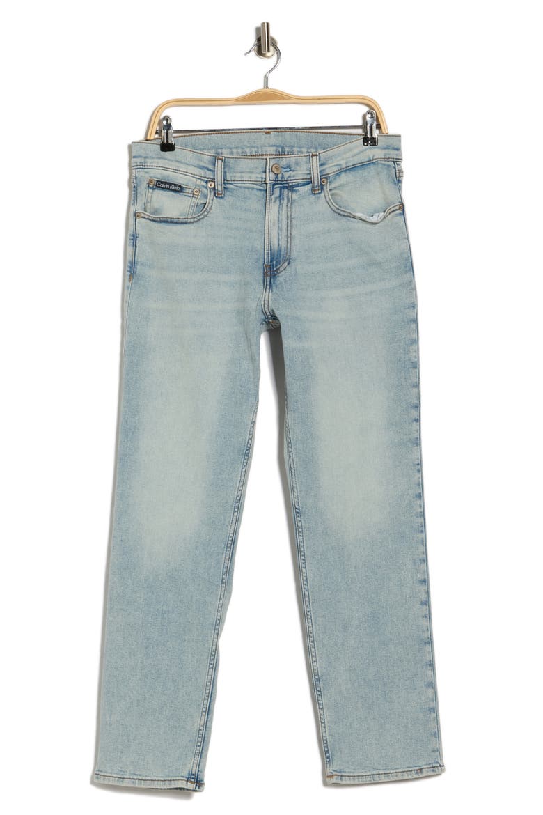 Relaxed Straight Leg Jeans, Alternate, color, BAINBRIDGE