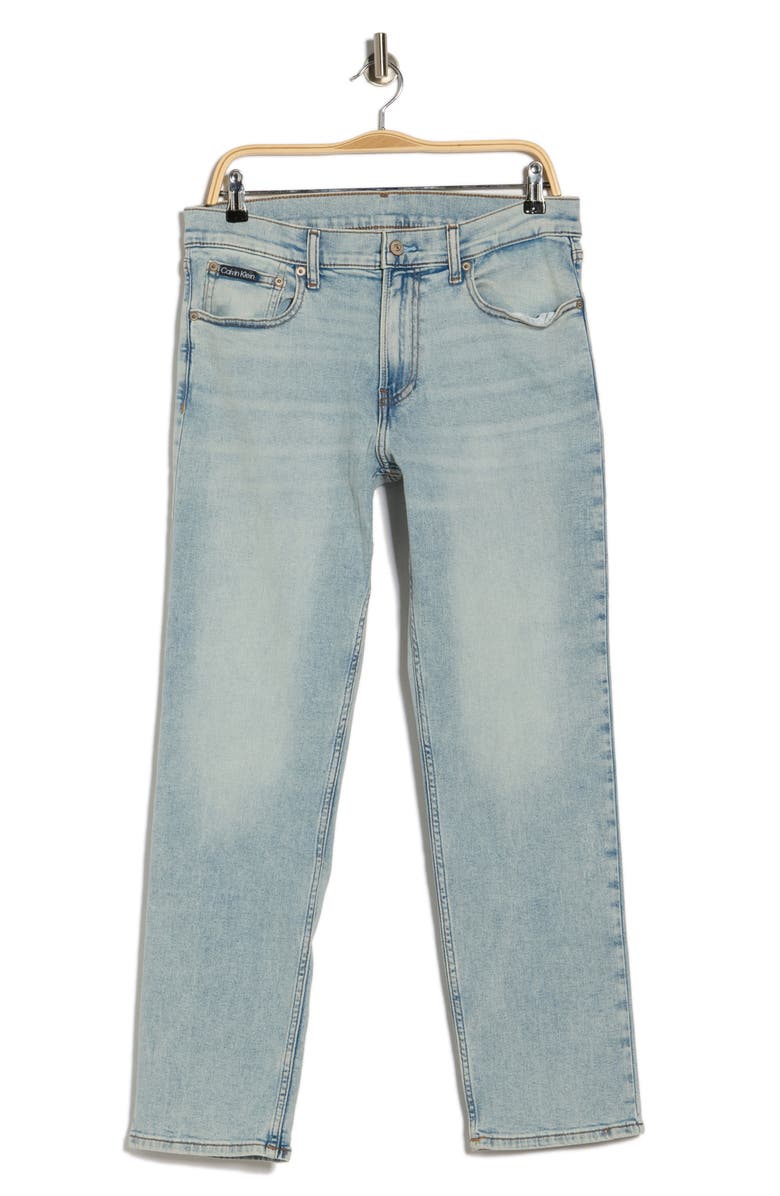 Calvin Klein Relaxed Straight Leg Jeans, Main, color, Bainbridge
