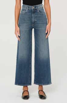 DL1961 Hepburn High Waist Ankle Wide Leg Jeans