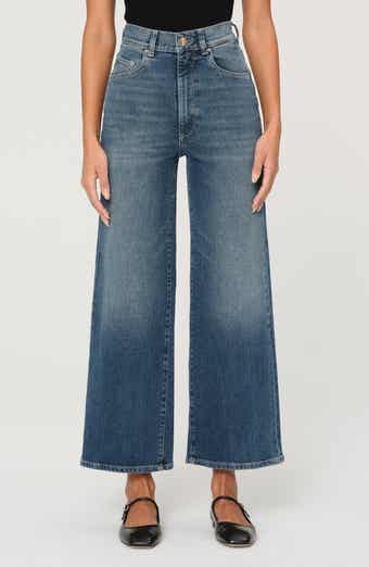 DL1961 Hepburn High Waist Ankle Wide Leg Jeans