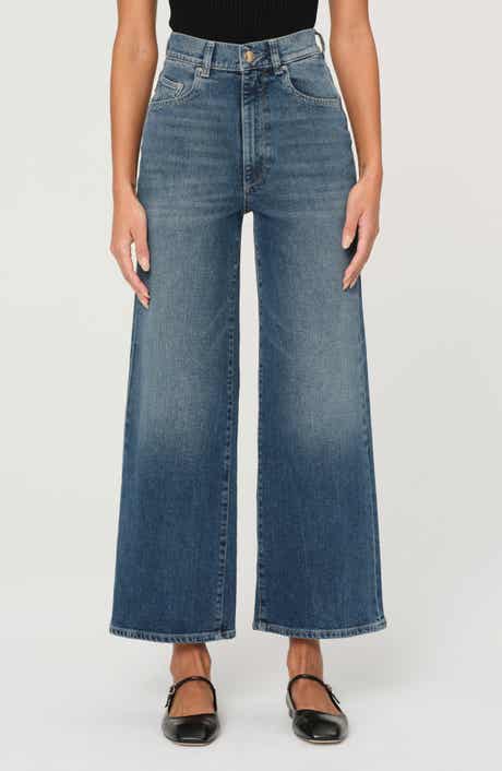DL1961 Hepburn High Waist Ankle Wide Leg Jeans