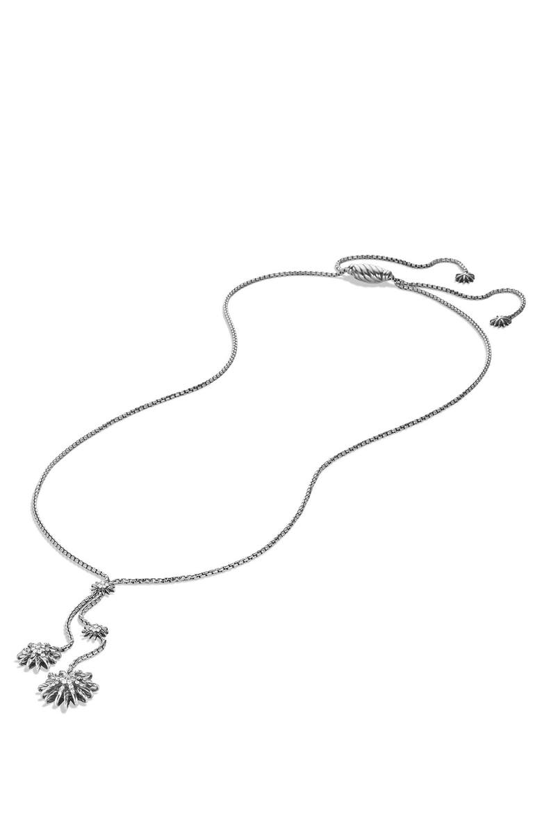 Starburst Y-Necklace with Diamonds, Alternate, color, DIAMOND