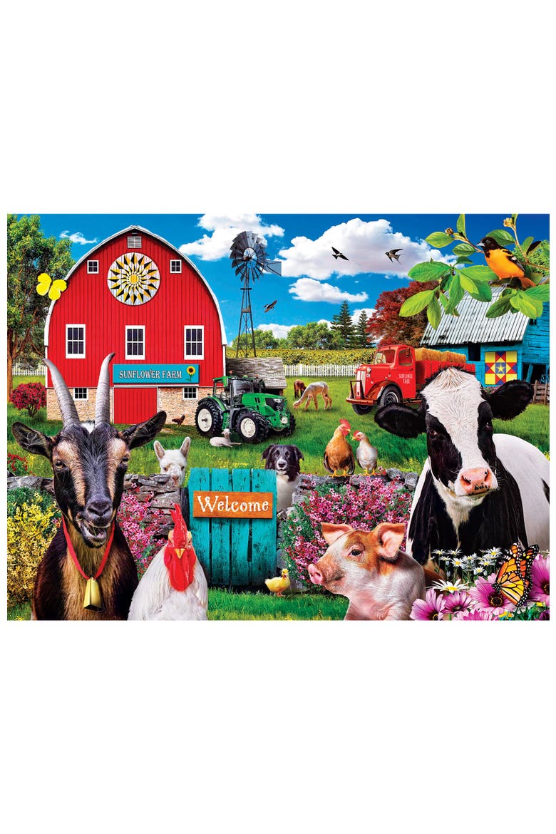 Welcoming Committee 300 Piece Puzzle, Alternate, color, Multicolor
