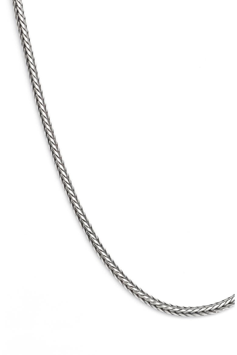 Herringbone Chain, Alternate, color, SILVER