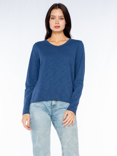 Baby Fit Long Sleeve Shrunken Crew Top