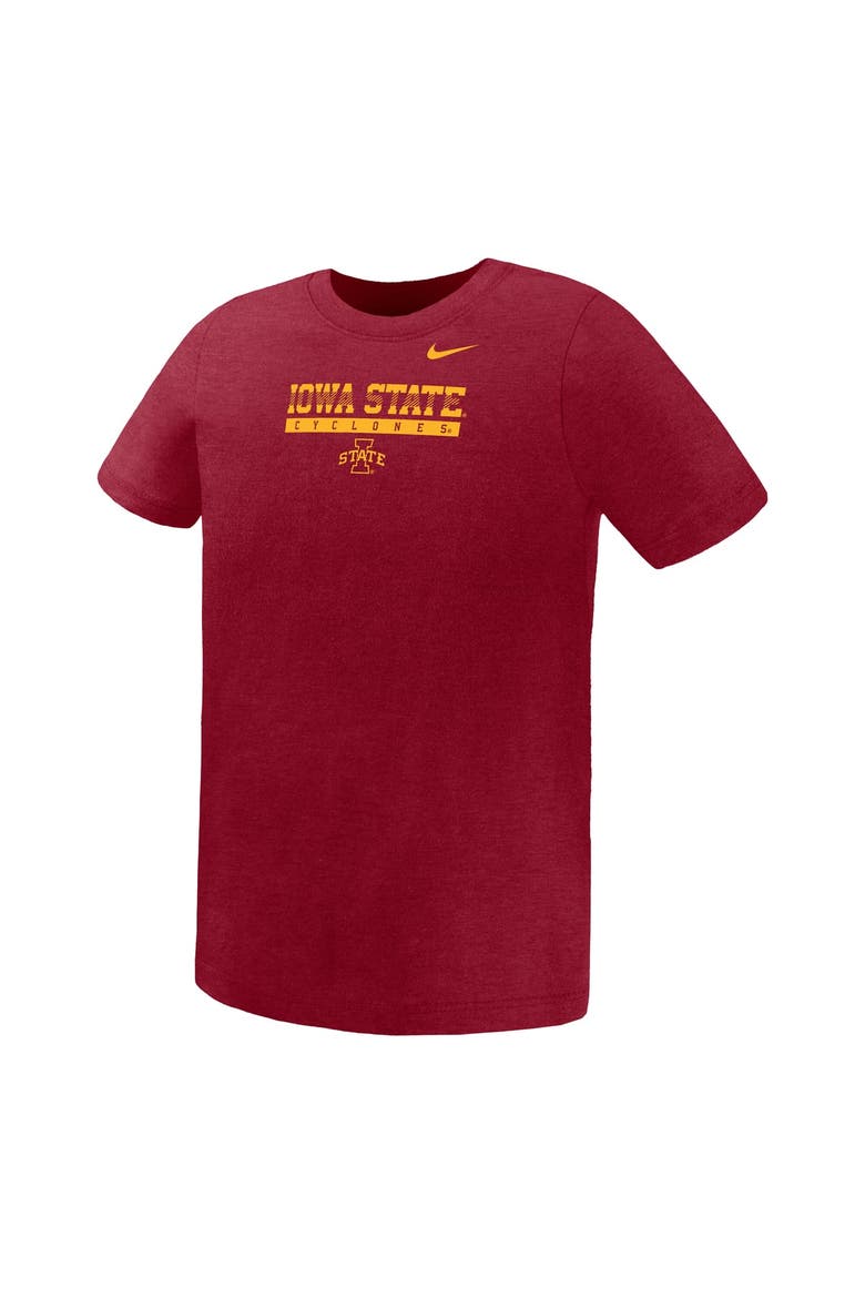 Preschool Nike Cardinal Iowa State Cyclones Name Bar Legend Dri-FIT T-Shirt, Alternate, color, Cardinal