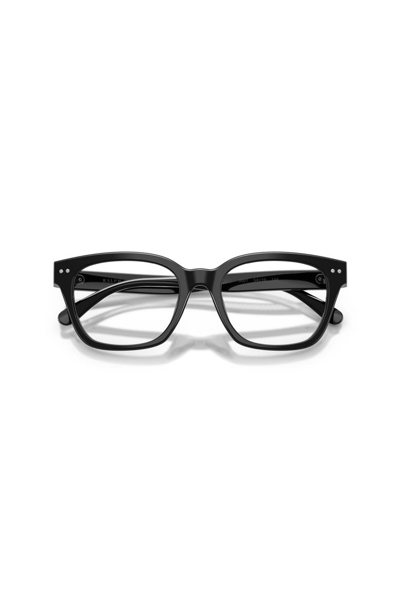 54mm Rectangle optical glasses, Alternate, color, Black
