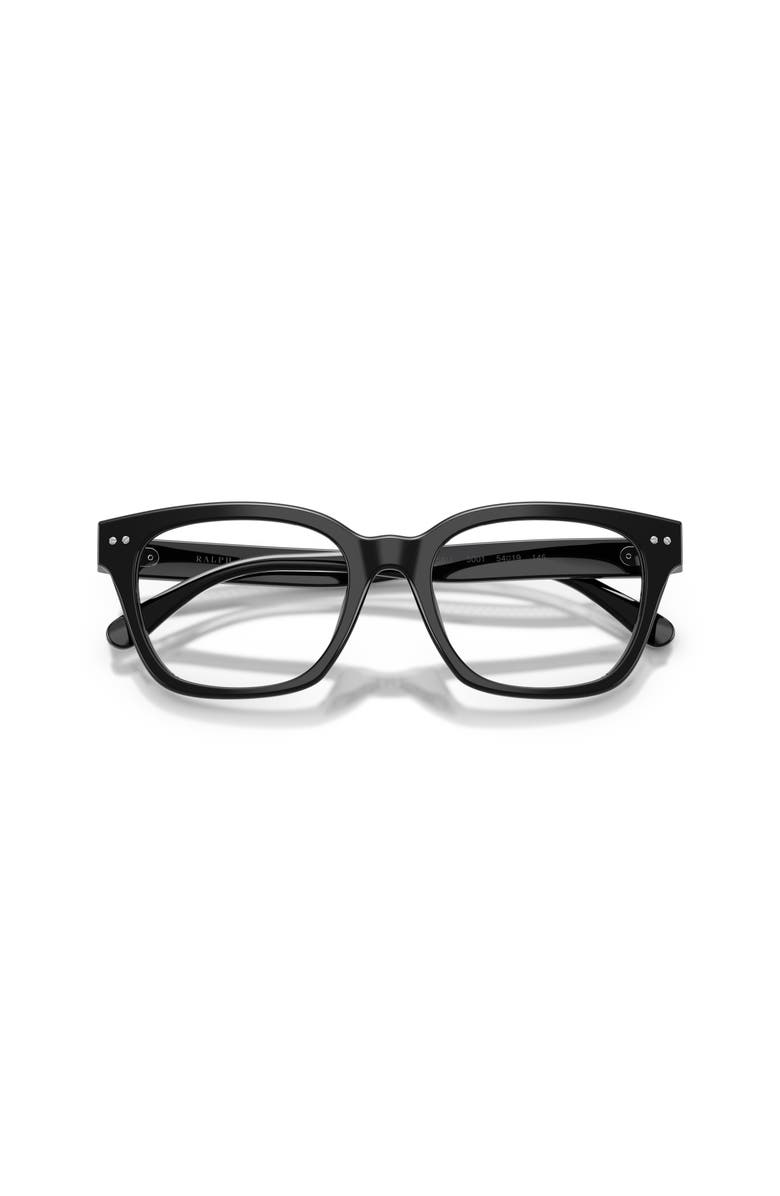 Ralph Lauren 52mm Rectangle optical glasses, Alternate, color, Black