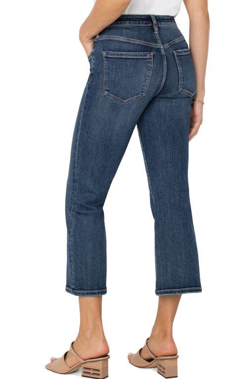 Shop Liverpool Los Angeles Hannah Crop Flare Jeans In Bolsa Chica