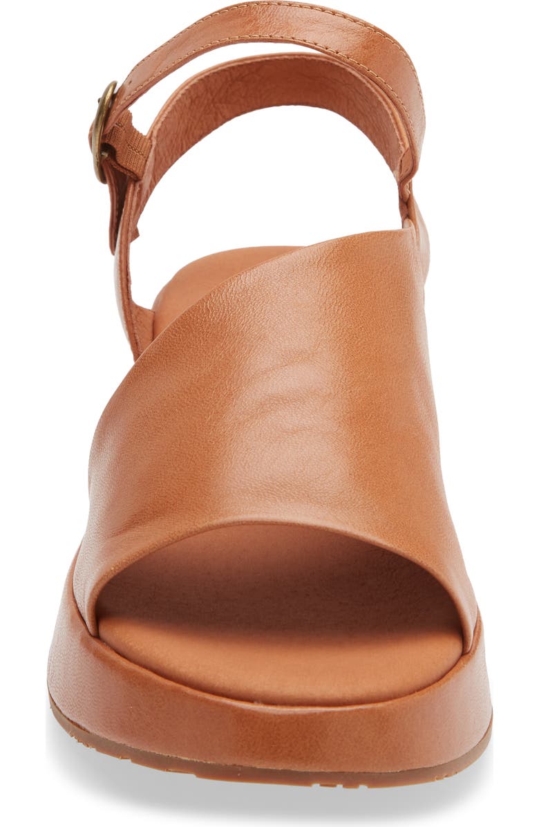 Chocolat Blu Etta Platform Wedge Sandal, Alternate, color, Camel Leather