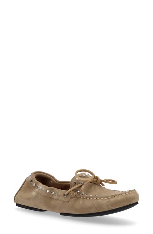 Alohas Calla Stud Loafer In Green