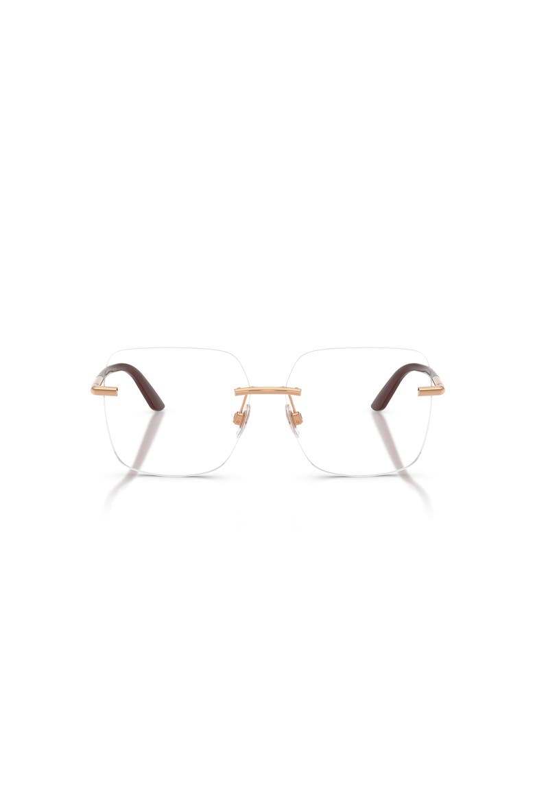 57mm Square optical glasses, Alternate, color, Pink