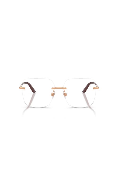 Dolce & Gabbana Dolce&gabbana 57mm Square Optical Glasses In Multi