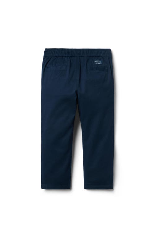 Janie And Jack The Twill Pull-on Pant In Blue