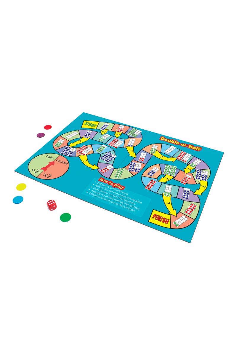 L425 Math Board Games, Multi, Alternate, color, Multicolored