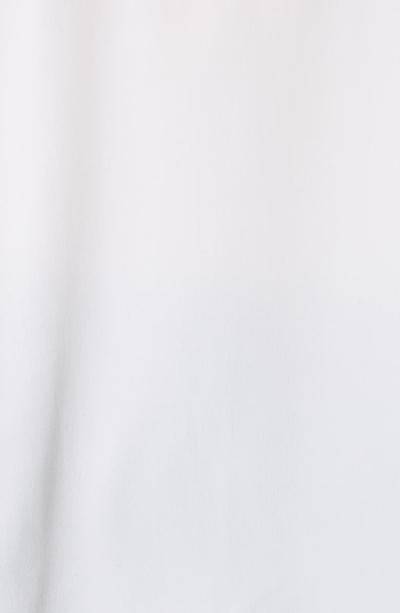 Equipment Stripe Trim Silk Top, Alternate, color,